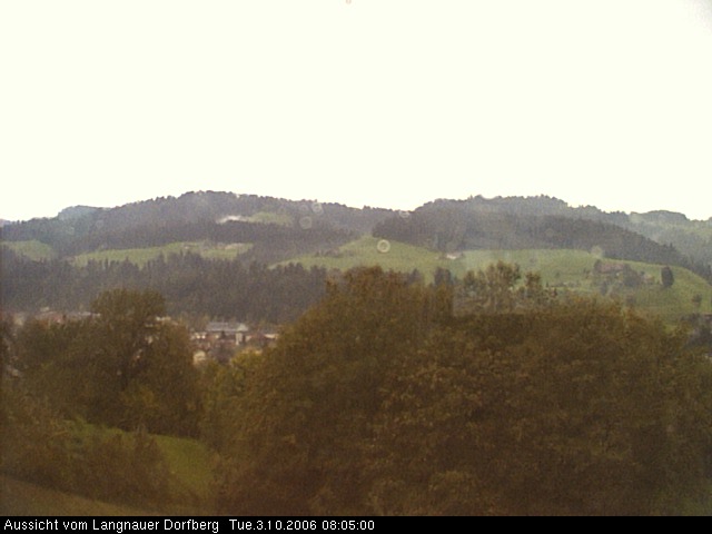 Webcam-Bild: Aussicht vom Dorfberg in Langnau 20061003-080500