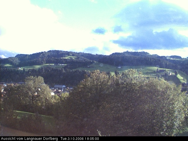 Webcam-Bild: Aussicht vom Dorfberg in Langnau 20061003-180500