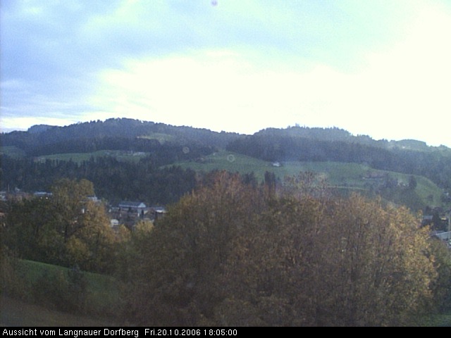 Webcam-Bild: Aussicht vom Dorfberg in Langnau 20061020-180500