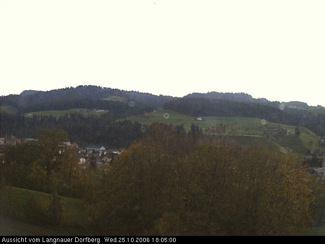 Webcam-Bild: Aussicht vom Dorfberg in Langnau 20061025-180500