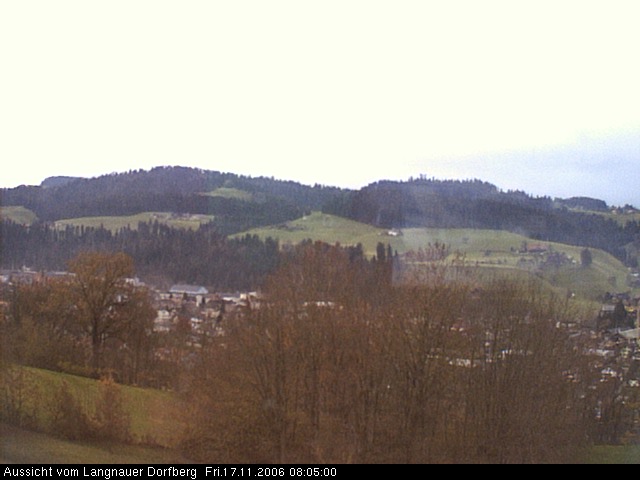 Webcam-Bild: Aussicht vom Dorfberg in Langnau 20061117-080500