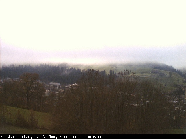 Webcam-Bild: Aussicht vom Dorfberg in Langnau 20061120-090500