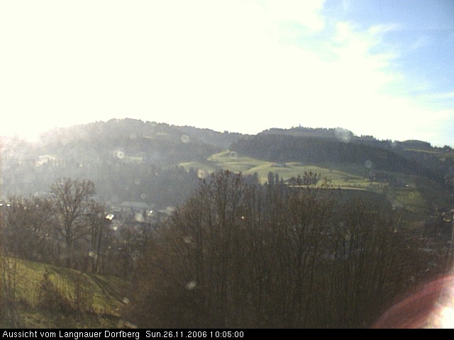 Webcam-Bild: Aussicht vom Dorfberg in Langnau 20061126-100500