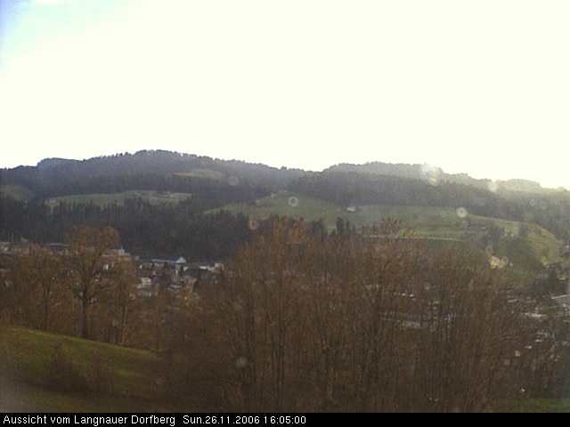 Webcam-Bild: Aussicht vom Dorfberg in Langnau 20061126-160500