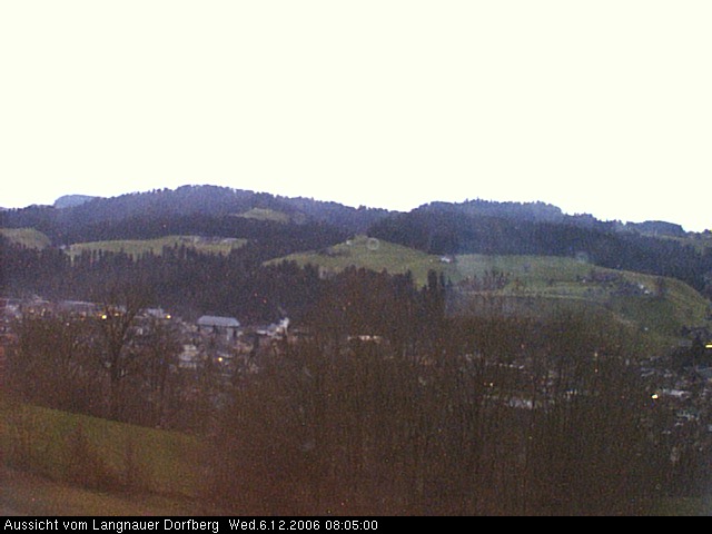 Webcam-Bild: Aussicht vom Dorfberg in Langnau 20061206-080500