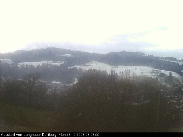 Webcam-Bild: Aussicht vom Dorfberg in Langnau 20061218-080500