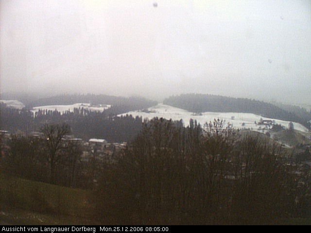 Webcam-Bild: Aussicht vom Dorfberg in Langnau 20061225-080500