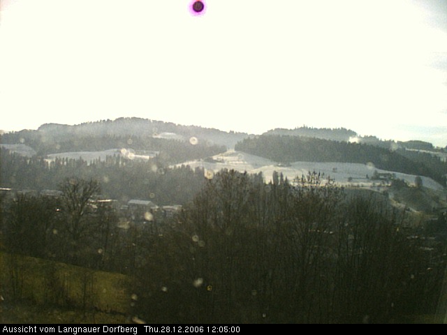 Webcam-Bild: Aussicht vom Dorfberg in Langnau 20061228-120500