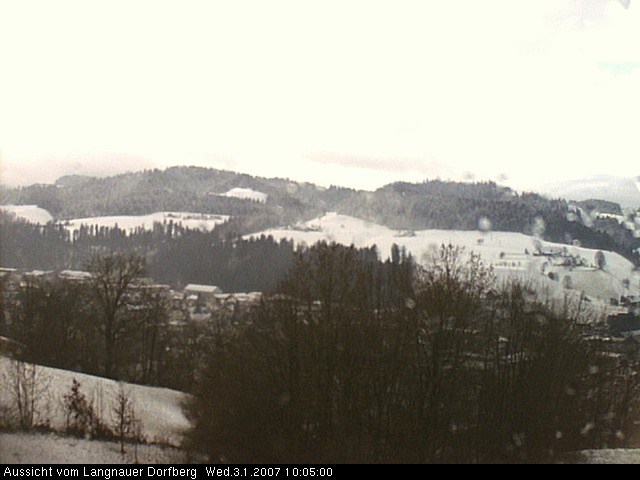 Webcam-Bild: Aussicht vom Dorfberg in Langnau 20070103-100500