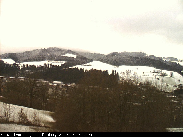 Webcam-Bild: Aussicht vom Dorfberg in Langnau 20070103-120500