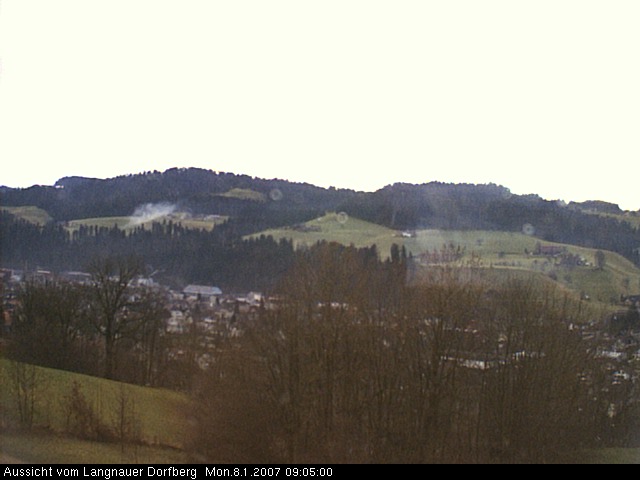 Webcam-Bild: Aussicht vom Dorfberg in Langnau 20070108-090500