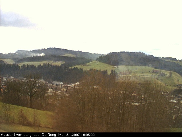 Webcam-Bild: Aussicht vom Dorfberg in Langnau 20070108-100500