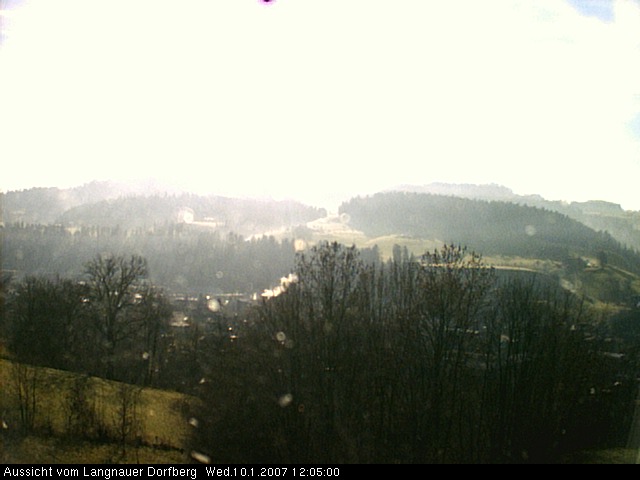 Webcam-Bild: Aussicht vom Dorfberg in Langnau 20070110-120500