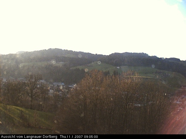 Webcam-Bild: Aussicht vom Dorfberg in Langnau 20070111-090500