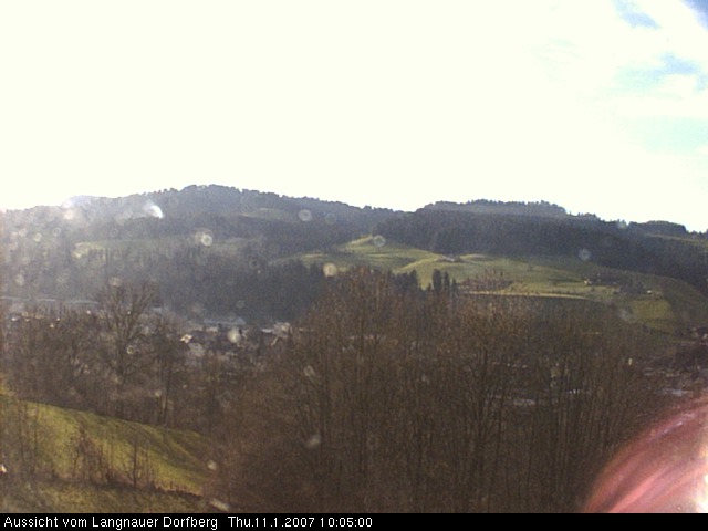 Webcam-Bild: Aussicht vom Dorfberg in Langnau 20070111-100500