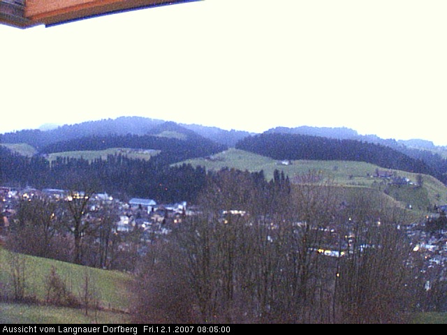 Webcam-Bild: Aussicht vom Dorfberg in Langnau 20070112-080500