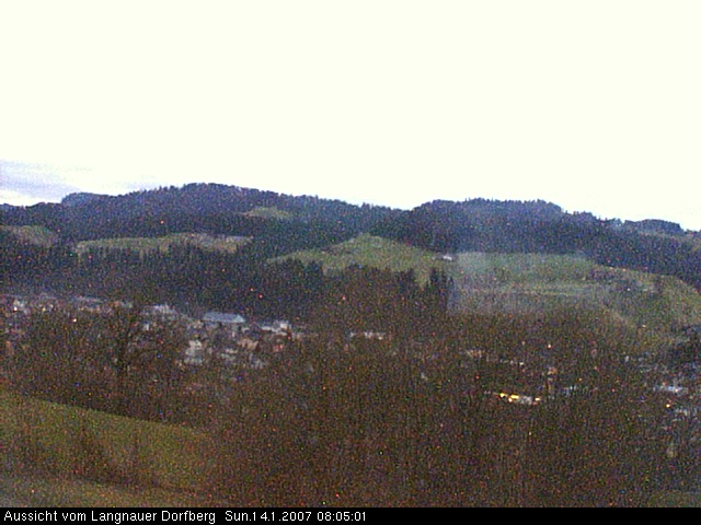 Webcam-Bild: Aussicht vom Dorfberg in Langnau 20070114-080500