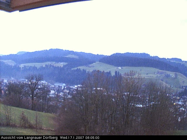 Webcam-Bild: Aussicht vom Dorfberg in Langnau 20070117-080500