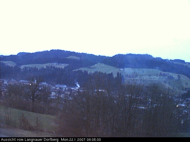 Webcam-Bild: Aussicht vom Dorfberg in Langnau 20070122-080500