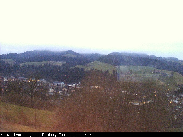Webcam-Bild: Aussicht vom Dorfberg in Langnau 20070123-080500