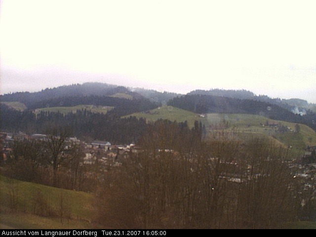 Webcam-Bild: Aussicht vom Dorfberg in Langnau 20070123-160500