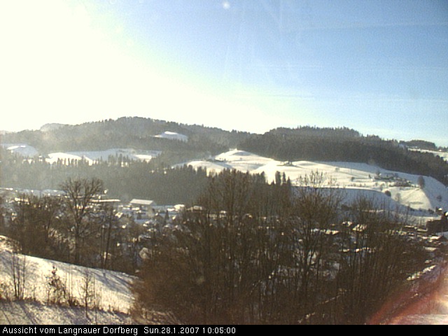 Webcam-Bild: Aussicht vom Dorfberg in Langnau 20070128-100500
