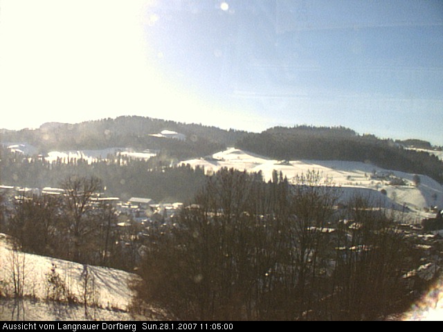Webcam-Bild: Aussicht vom Dorfberg in Langnau 20070128-110500