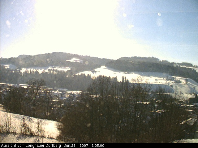 Webcam-Bild: Aussicht vom Dorfberg in Langnau 20070128-120500