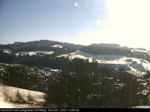 Webcam-Bild: Aussicht vom Dorfberg in Langnau 20070128-140500