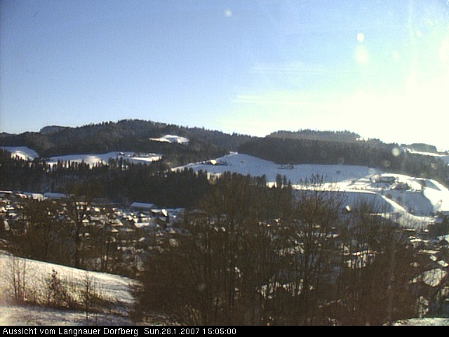 Webcam-Bild: Aussicht vom Dorfberg in Langnau 20070128-150500