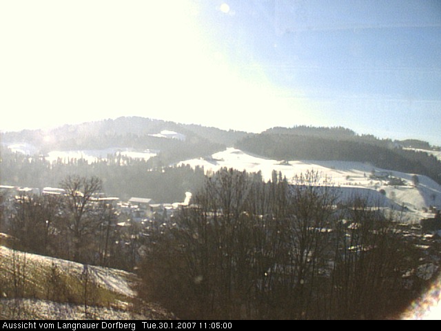 Webcam-Bild: Aussicht vom Dorfberg in Langnau 20070130-110500
