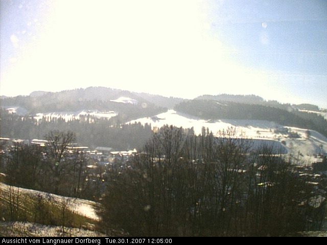 Webcam-Bild: Aussicht vom Dorfberg in Langnau 20070130-120500
