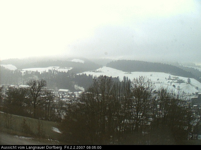 Webcam-Bild: Aussicht vom Dorfberg in Langnau 20070202-080500