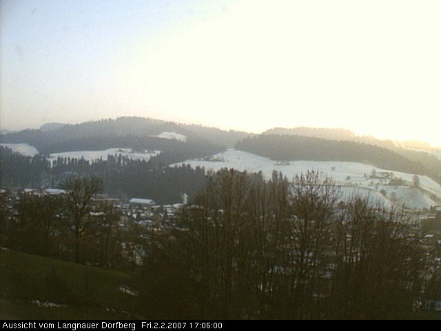 Webcam-Bild: Aussicht vom Dorfberg in Langnau 20070202-170500