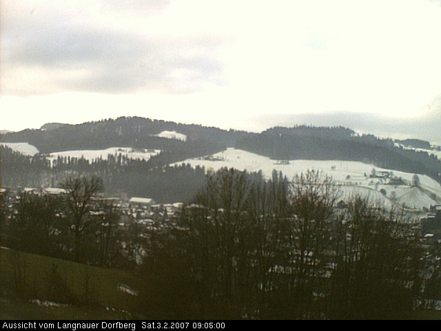 Webcam-Bild: Aussicht vom Dorfberg in Langnau 20070203-090500