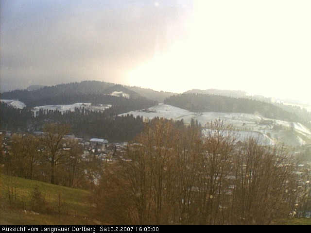 Webcam-Bild: Aussicht vom Dorfberg in Langnau 20070203-160500