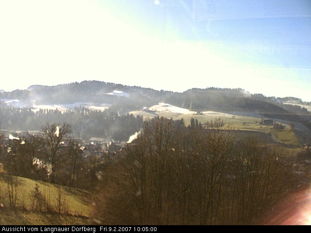 Webcam-Bild: Aussicht vom Dorfberg in Langnau 20070209-100500