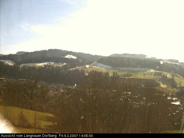 Webcam-Bild: Aussicht vom Dorfberg in Langnau 20070209-140500