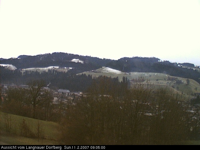 Webcam-Bild: Aussicht vom Dorfberg in Langnau 20070211-090500