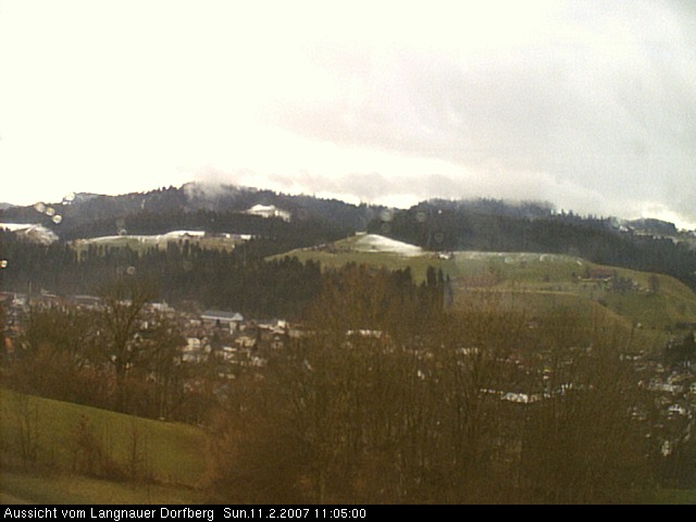 Webcam-Bild: Aussicht vom Dorfberg in Langnau 20070211-110500