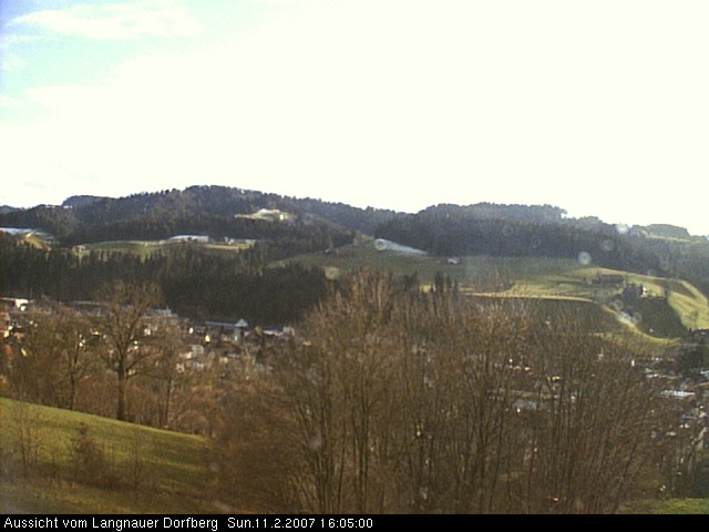 Webcam-Bild: Aussicht vom Dorfberg in Langnau 20070211-160500