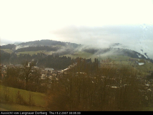 Webcam-Bild: Aussicht vom Dorfberg in Langnau 20070215-080500