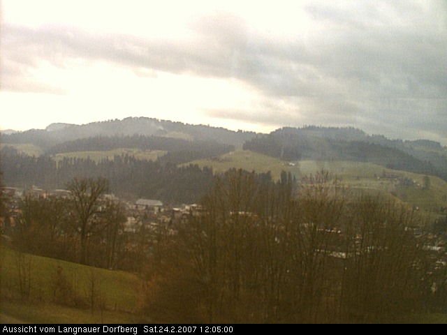 Webcam-Bild: Aussicht vom Dorfberg in Langnau 20070224-120500