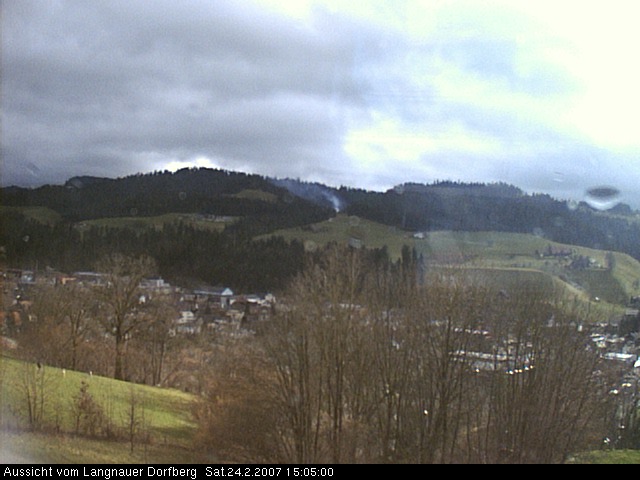 Webcam-Bild: Aussicht vom Dorfberg in Langnau 20070224-150500