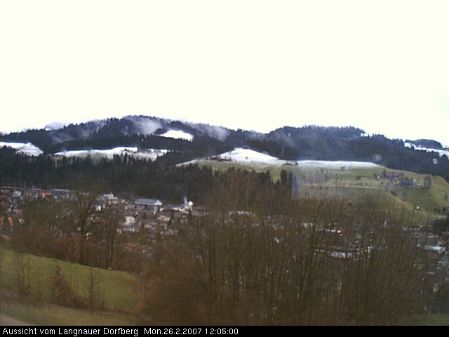 Webcam-Bild: Aussicht vom Dorfberg in Langnau 20070226-120500
