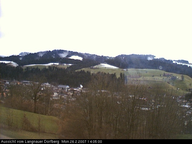 Webcam-Bild: Aussicht vom Dorfberg in Langnau 20070226-140500