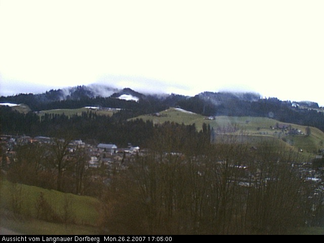 Webcam-Bild: Aussicht vom Dorfberg in Langnau 20070226-170500