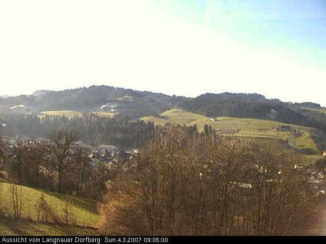 Webcam-Bild: Aussicht vom Dorfberg in Langnau 20070304-090500