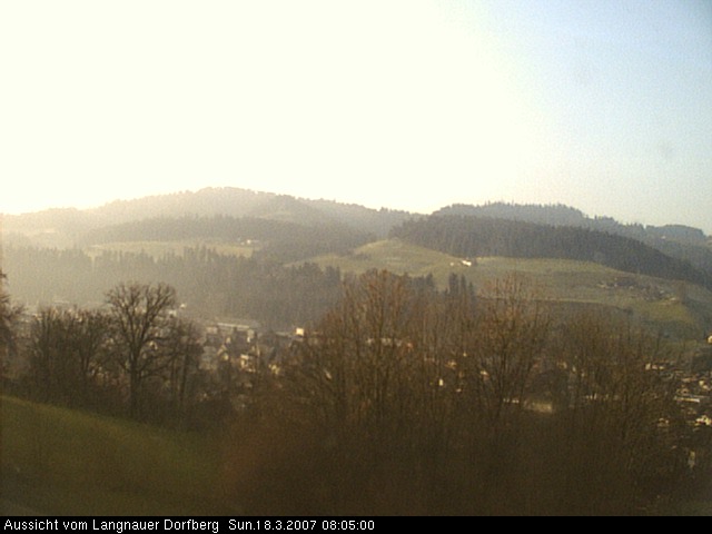 Webcam-Bild: Aussicht vom Dorfberg in Langnau 20070318-080500