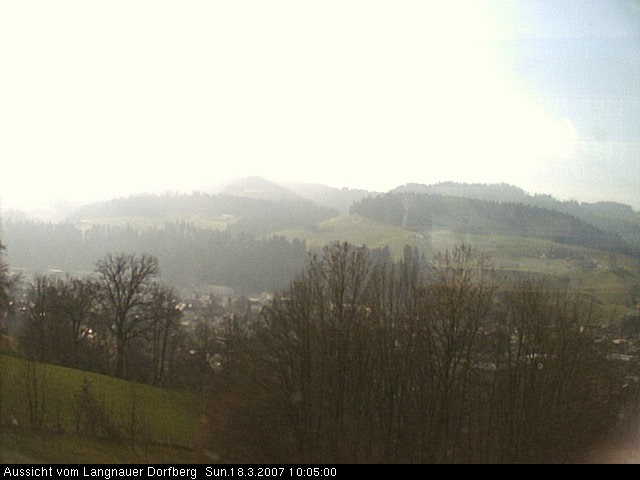 Webcam-Bild: Aussicht vom Dorfberg in Langnau 20070318-100500